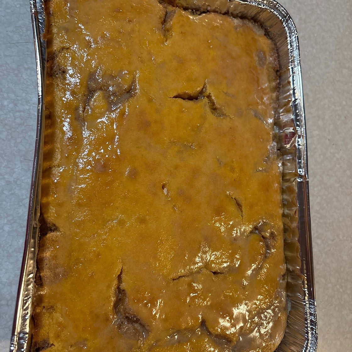 Sweet Potato Honeybun Cake 