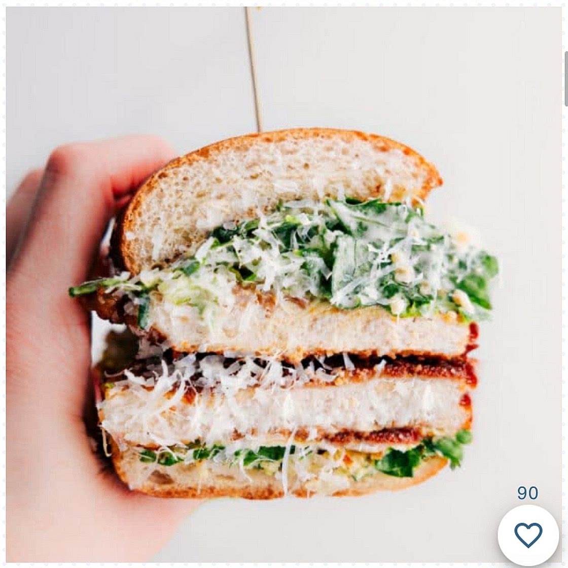 CHICKEN CAESAR SALAD SANDWICH