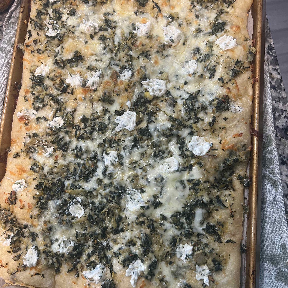 Spinach Artichoke Dip Focaccia