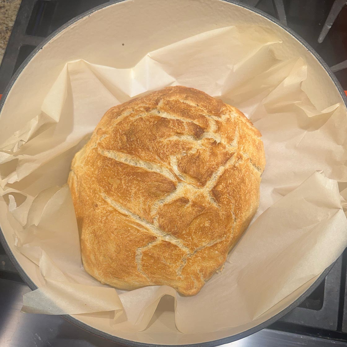 Easy Crusty Dutch Oven Bread