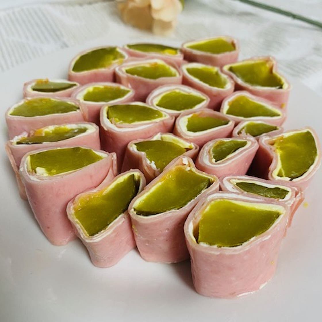 Cream Cheese Pickle Wraps
