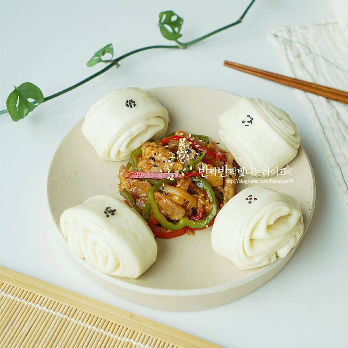 피망 고추잡채 만들기 꽃빵 고추잡채 레시피 피망요리
