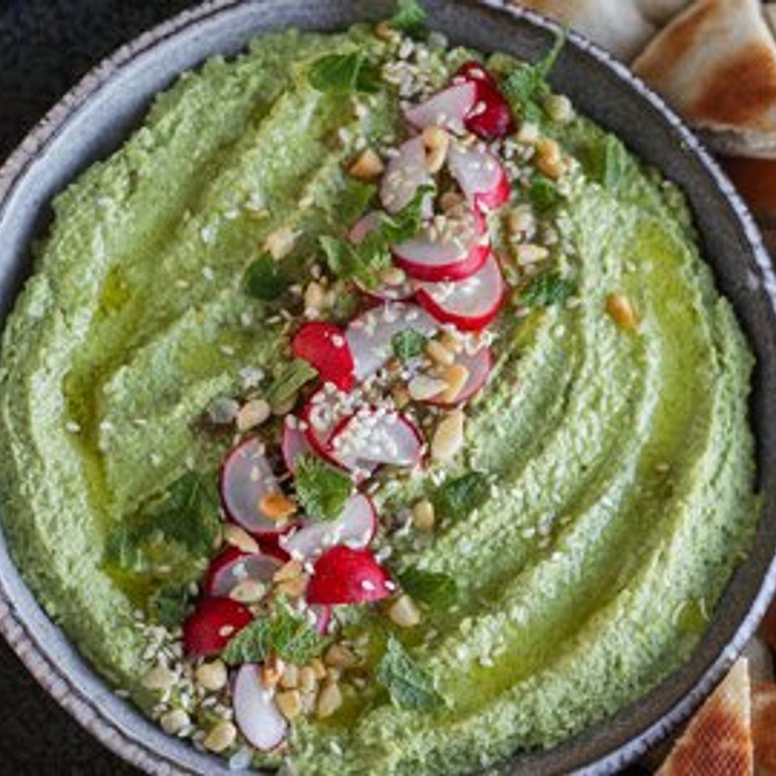 Green Pea, Edamame & Mint Dip