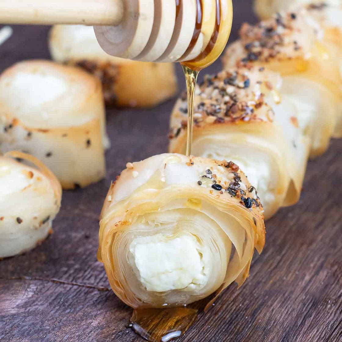 Feta Honey Phyllo Appetizers
