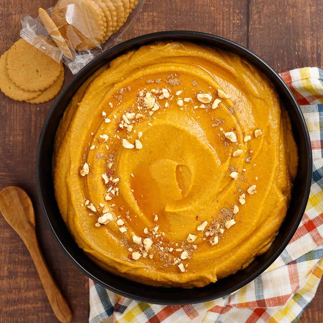 Pumpkin Hazelnut Dessert Hummus
