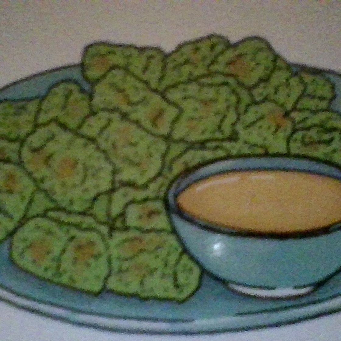 Broccoli Tots with Cheese Fondue