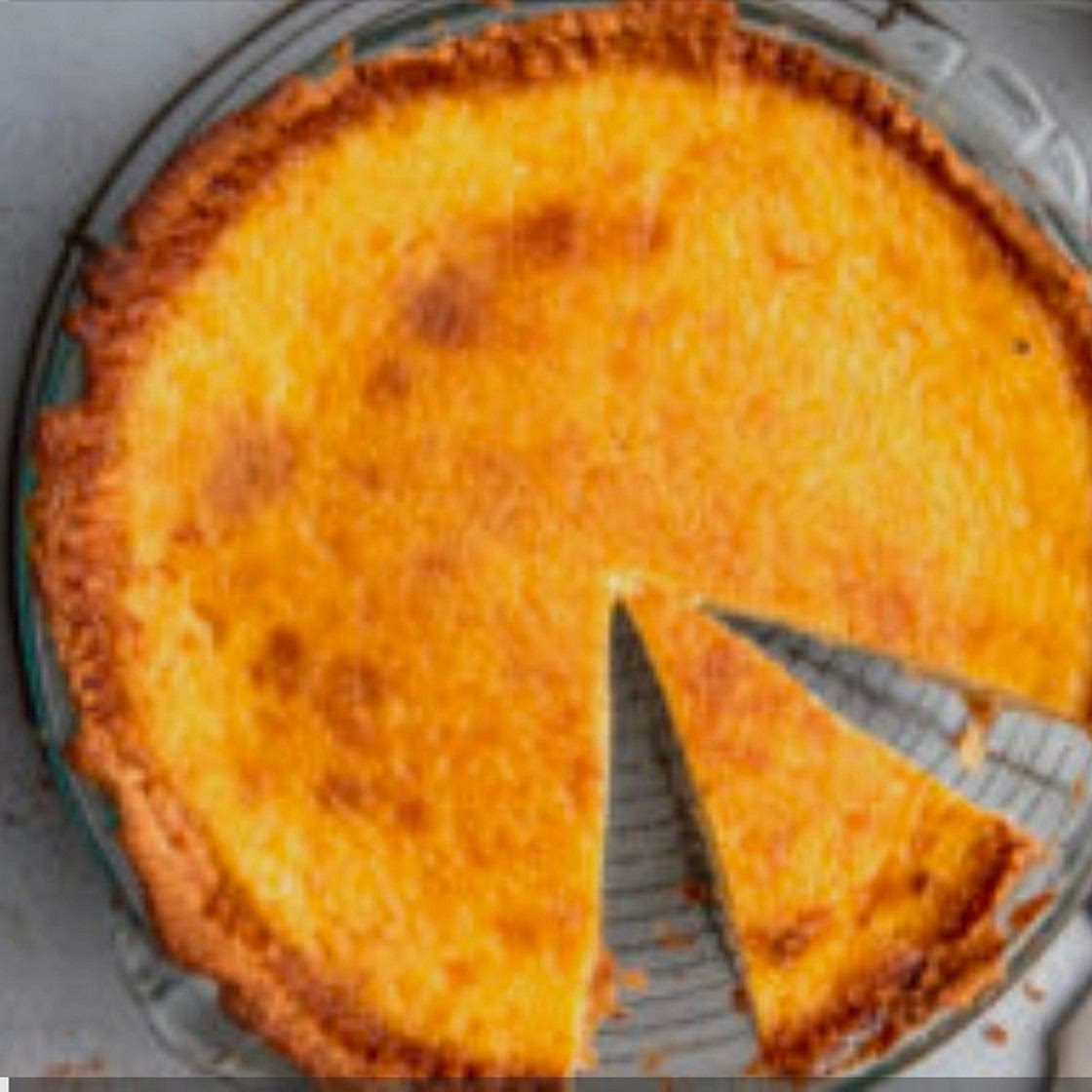 Rich Flan Custard Pie