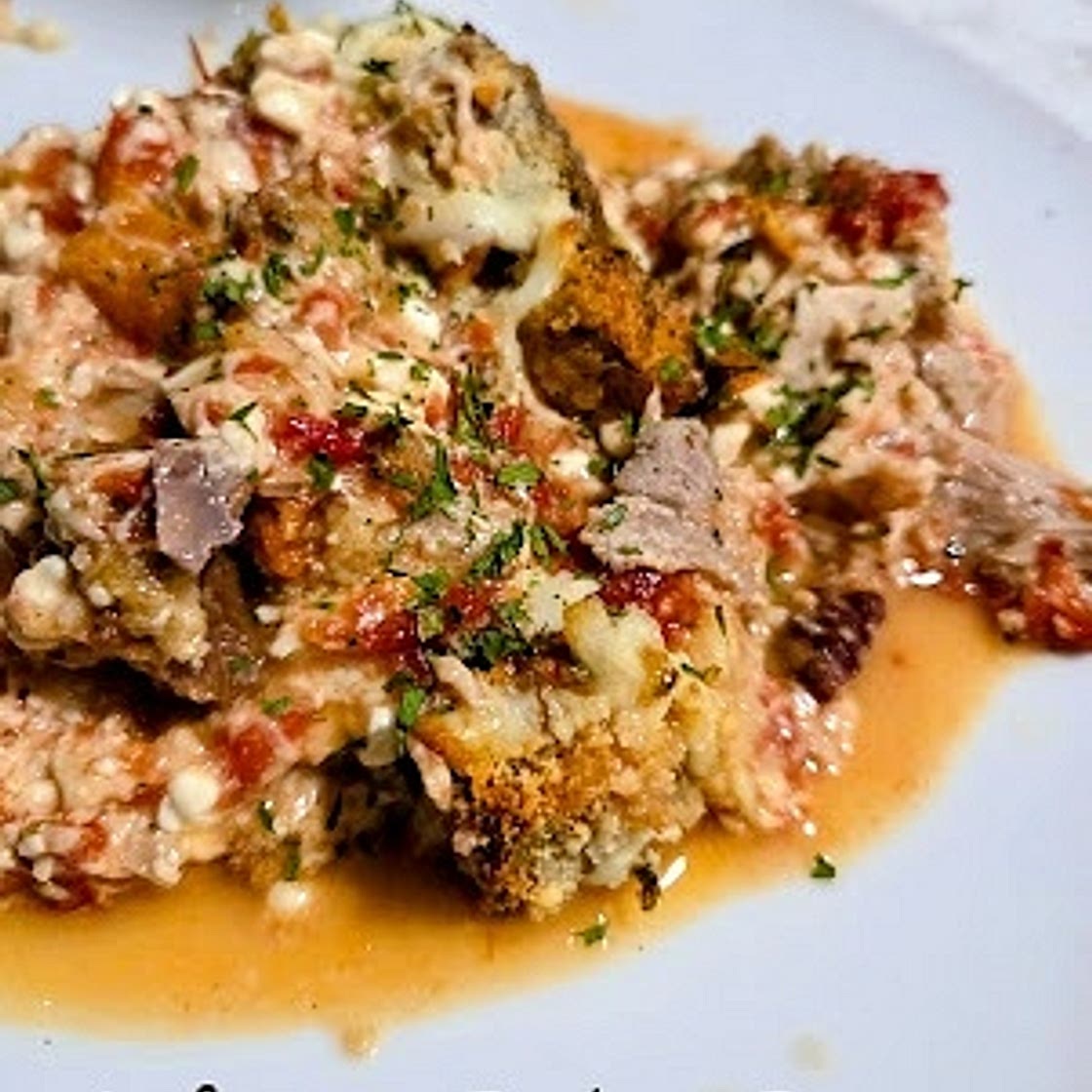 Leftover Turkey Parm