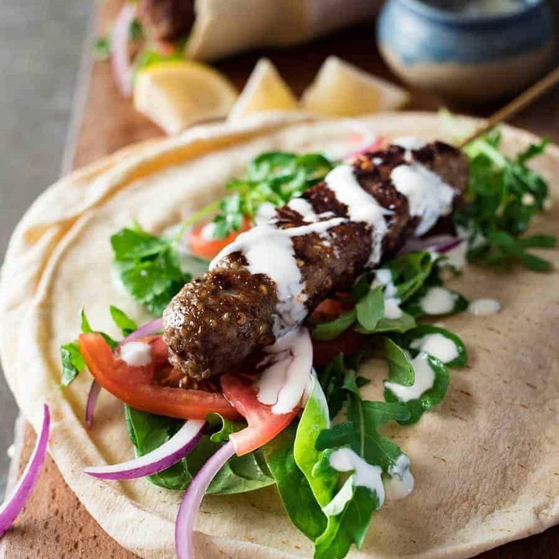 Turkish Lamb Kofta Kebabs