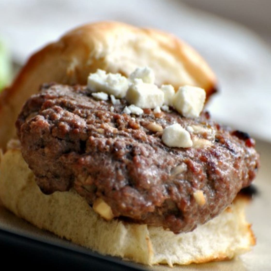Grilled Blue Cheese Burgers