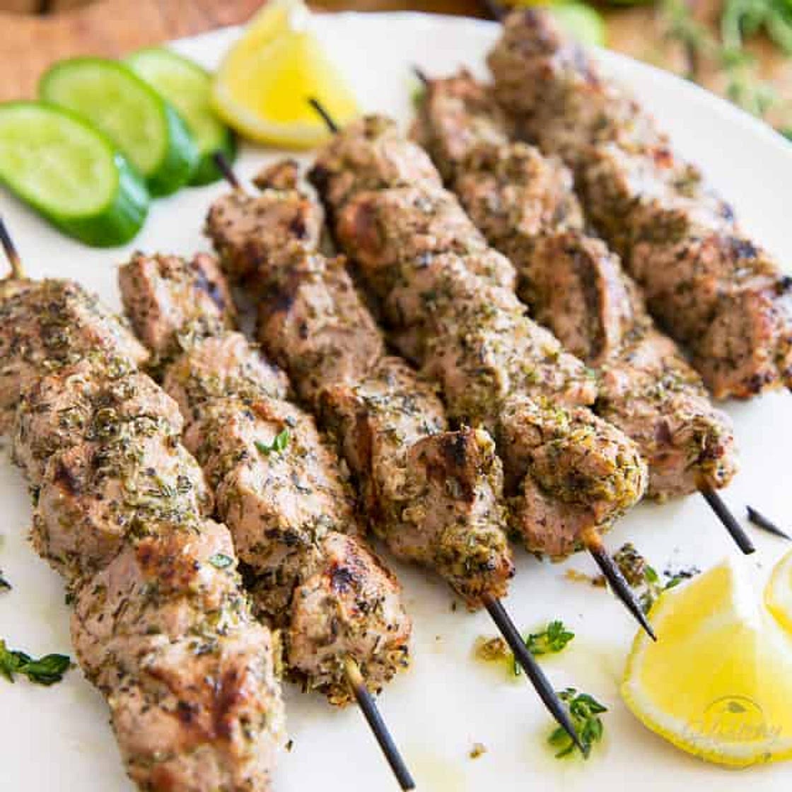 Authentic Greek Pork Souvlaki