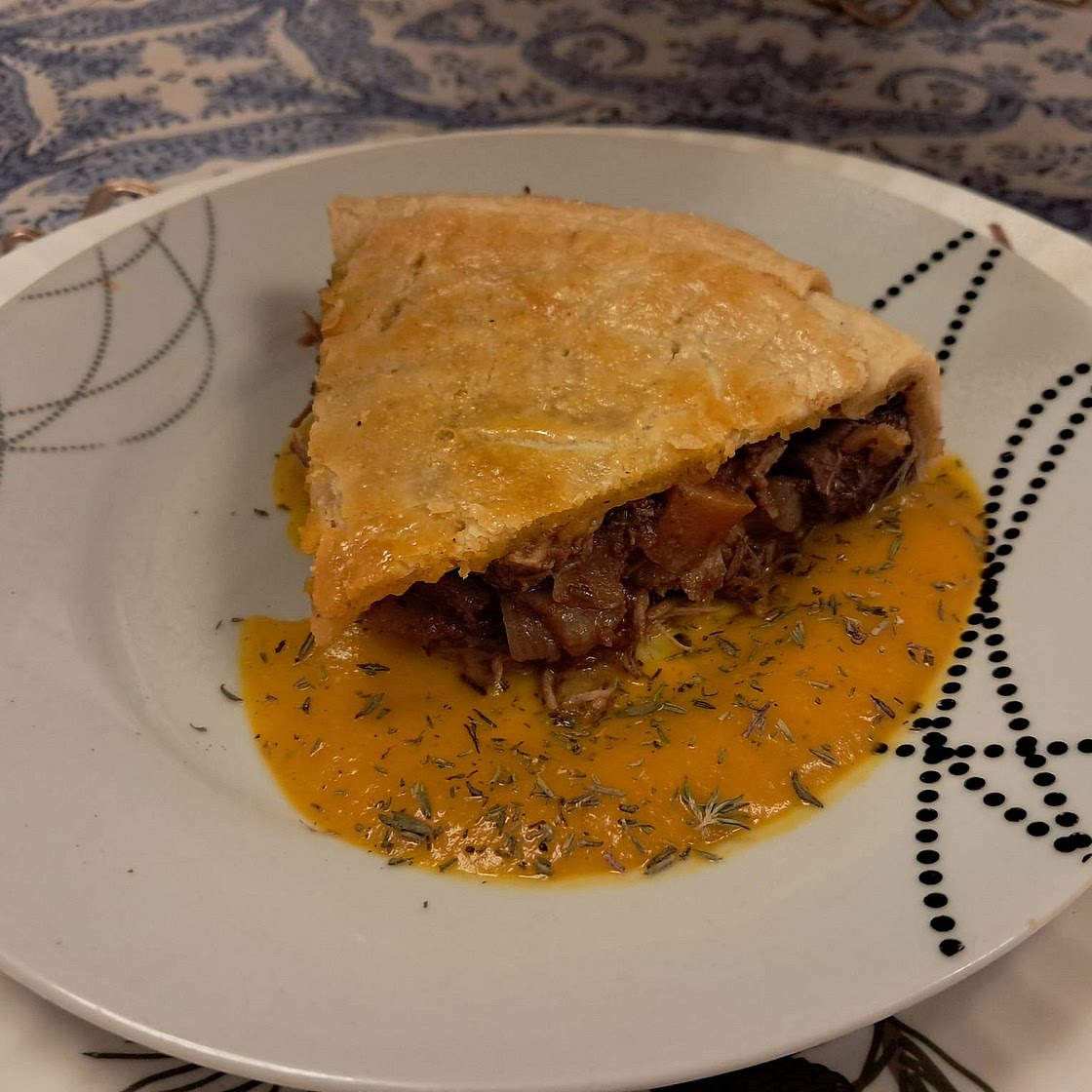 Pork Cheek Brisé Pie