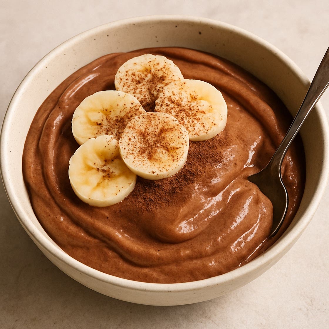 Banana “Nice Cream” with Cocoa