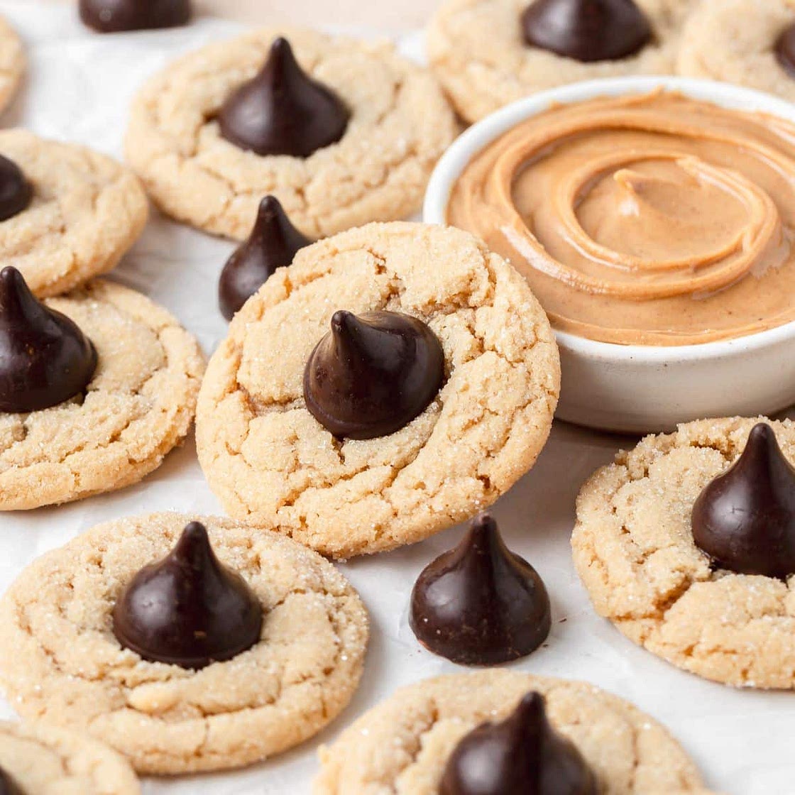 Peanut Butter Blossom Cookies