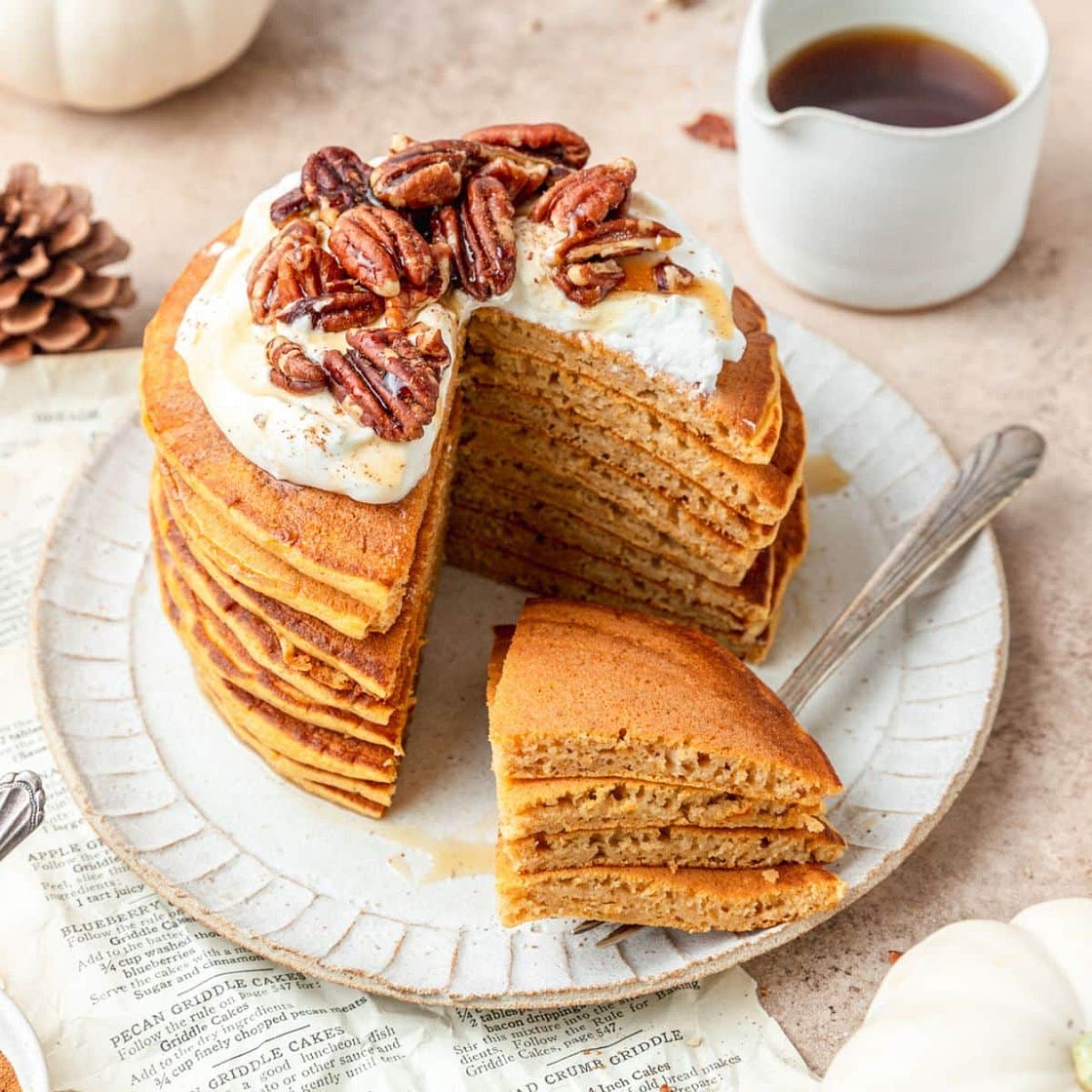 Sourdough Pumpkin Pancakes