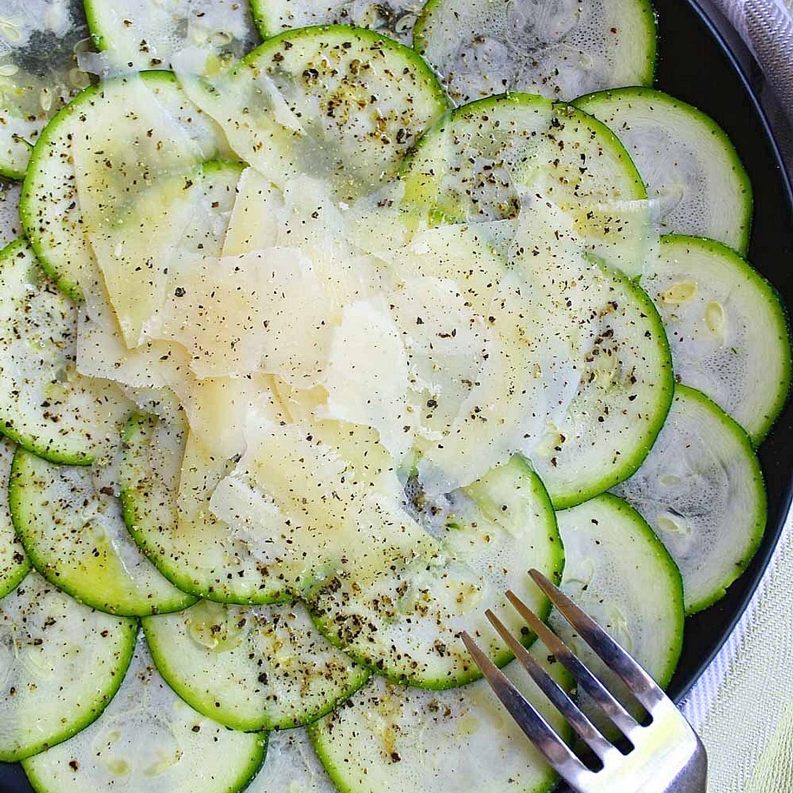 Carpaccio de calabacín