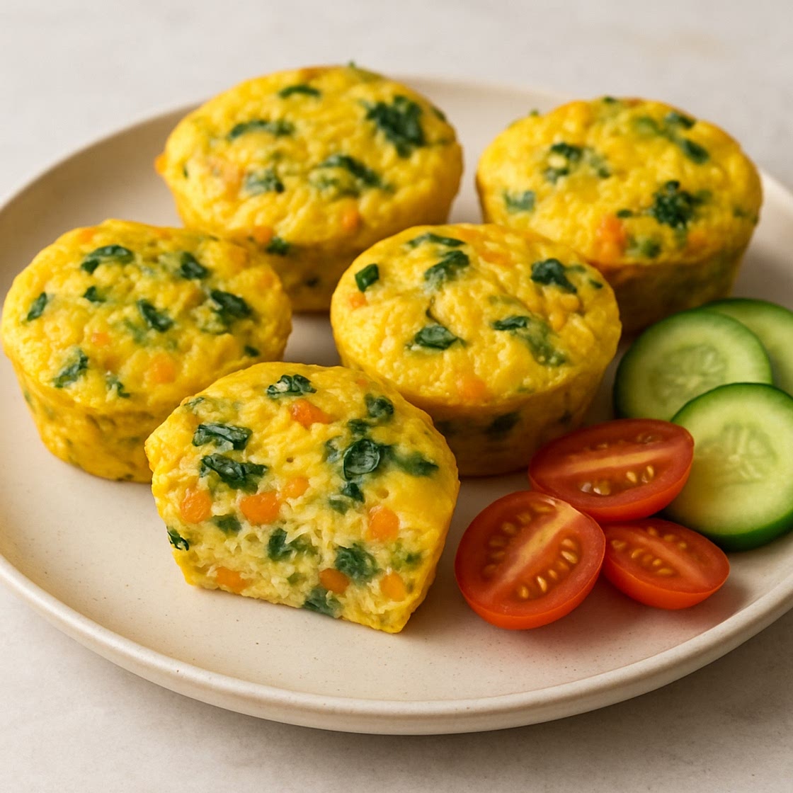 Egg & Veg Breakfast Muffins (Allergy-Safe)