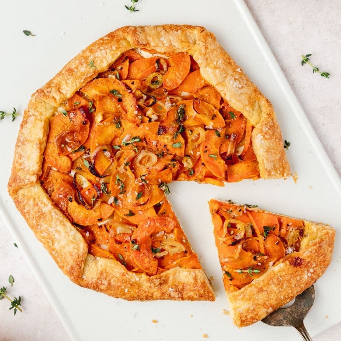 Honeynut Squash Galette with Goat Cheese