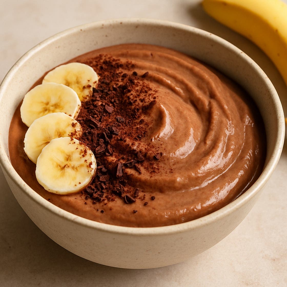 Banana “Nice Cream” with Cocoa