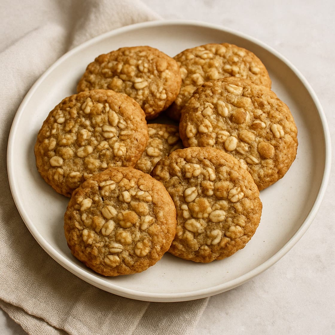 Oat & Ginger Cookies (GF, No Wheat)