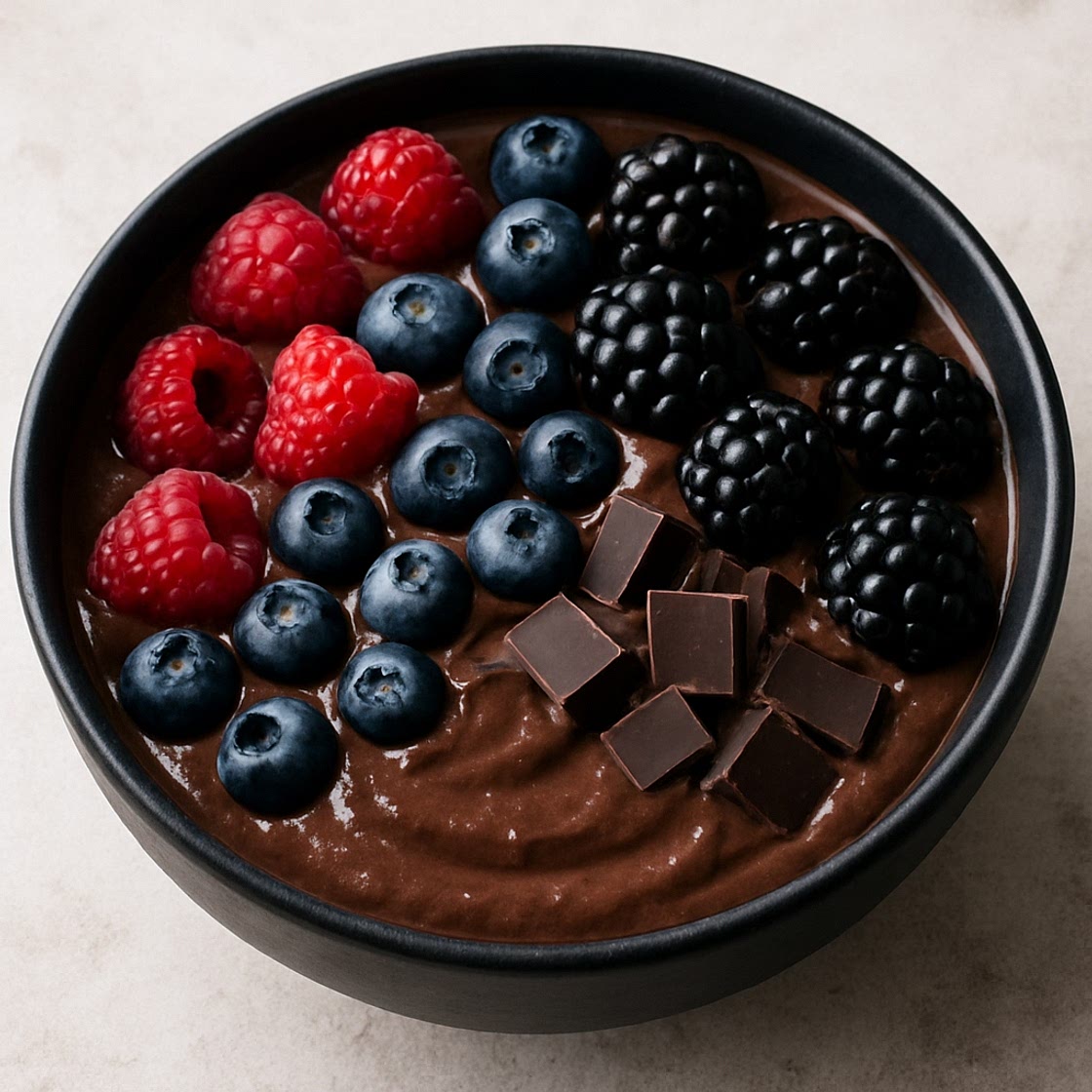 Dark Chocolate & Berry Bowl