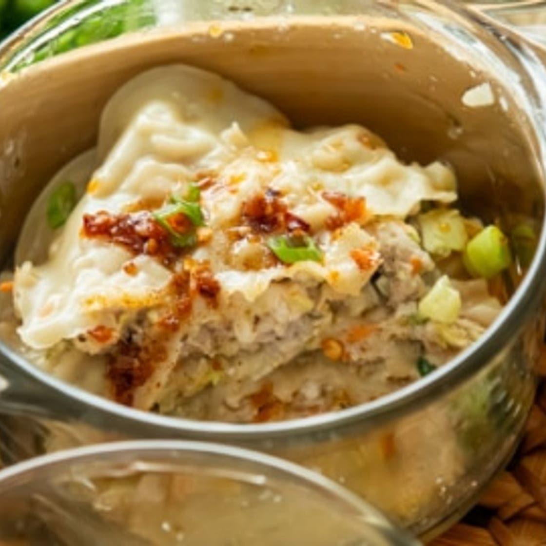 Layered Soup Dumpling “Lasagna”