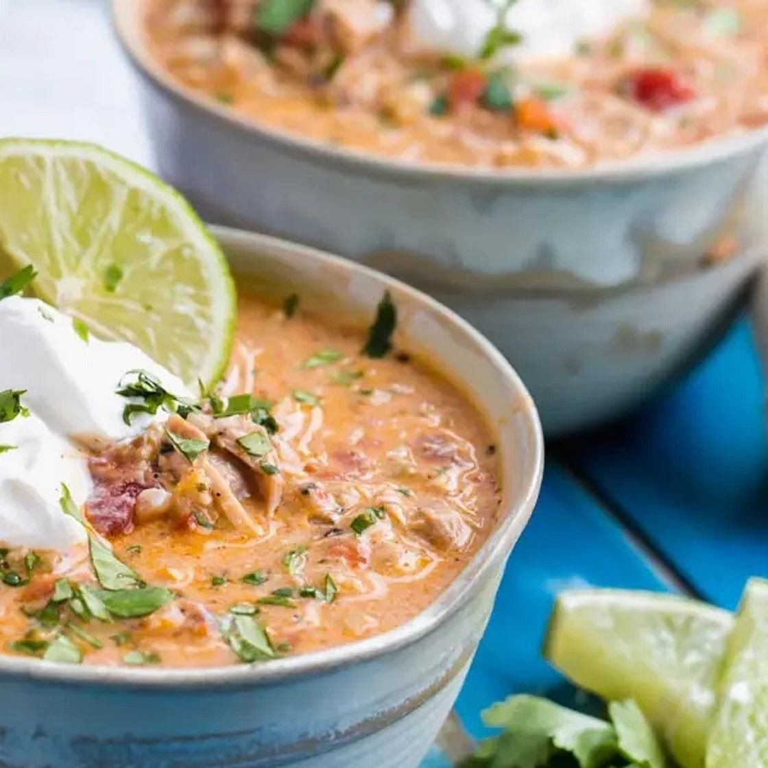 Keto White Chicken Chili