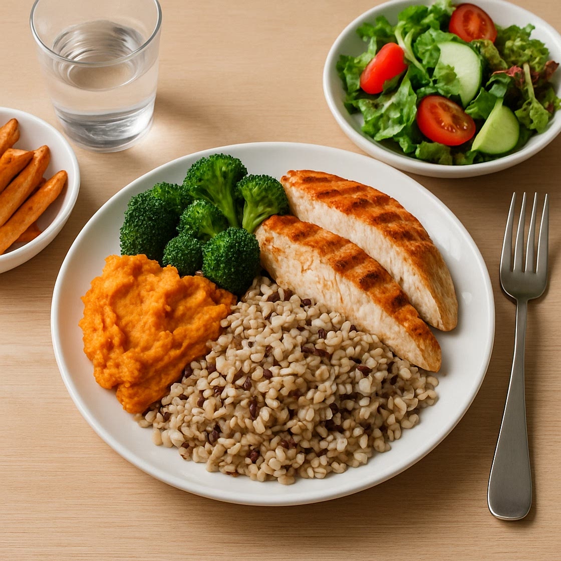 Sausage Rigatoni with spinach and cream sauce