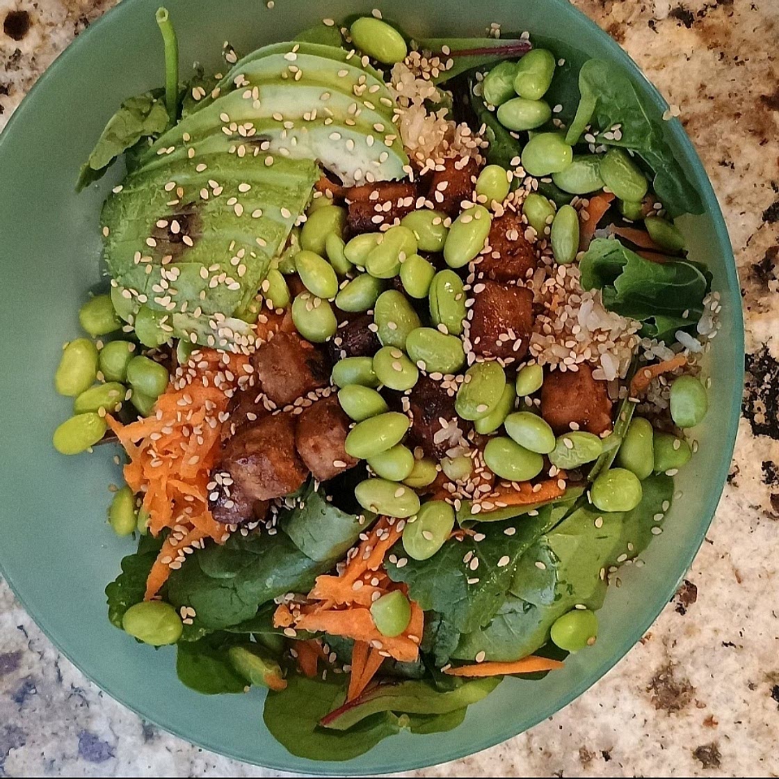 Sriracha Tofu Rice Bowls