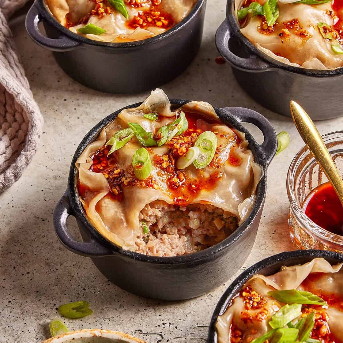 Viral Dumpling Lasagna