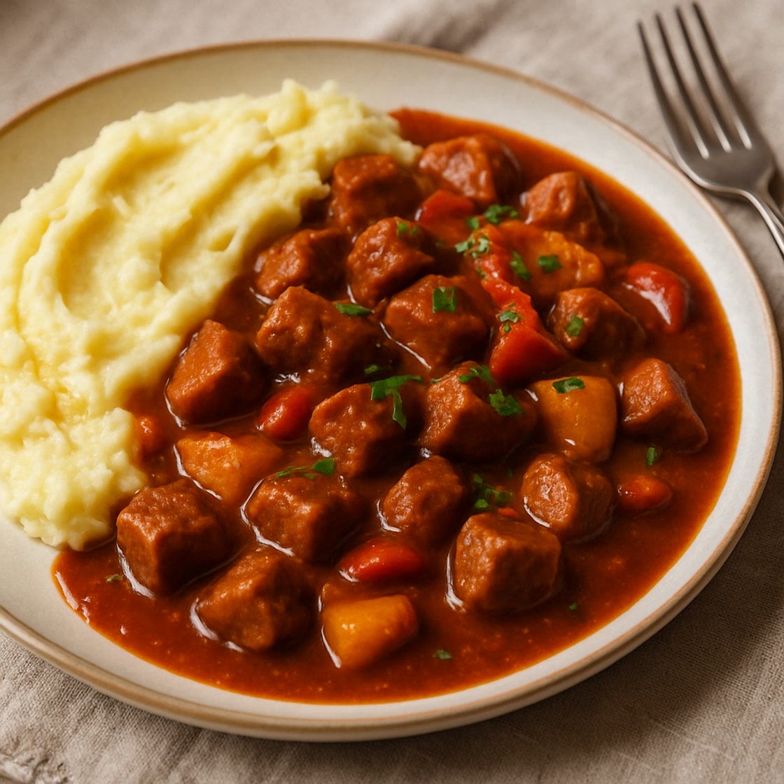 Veganes Gulasch