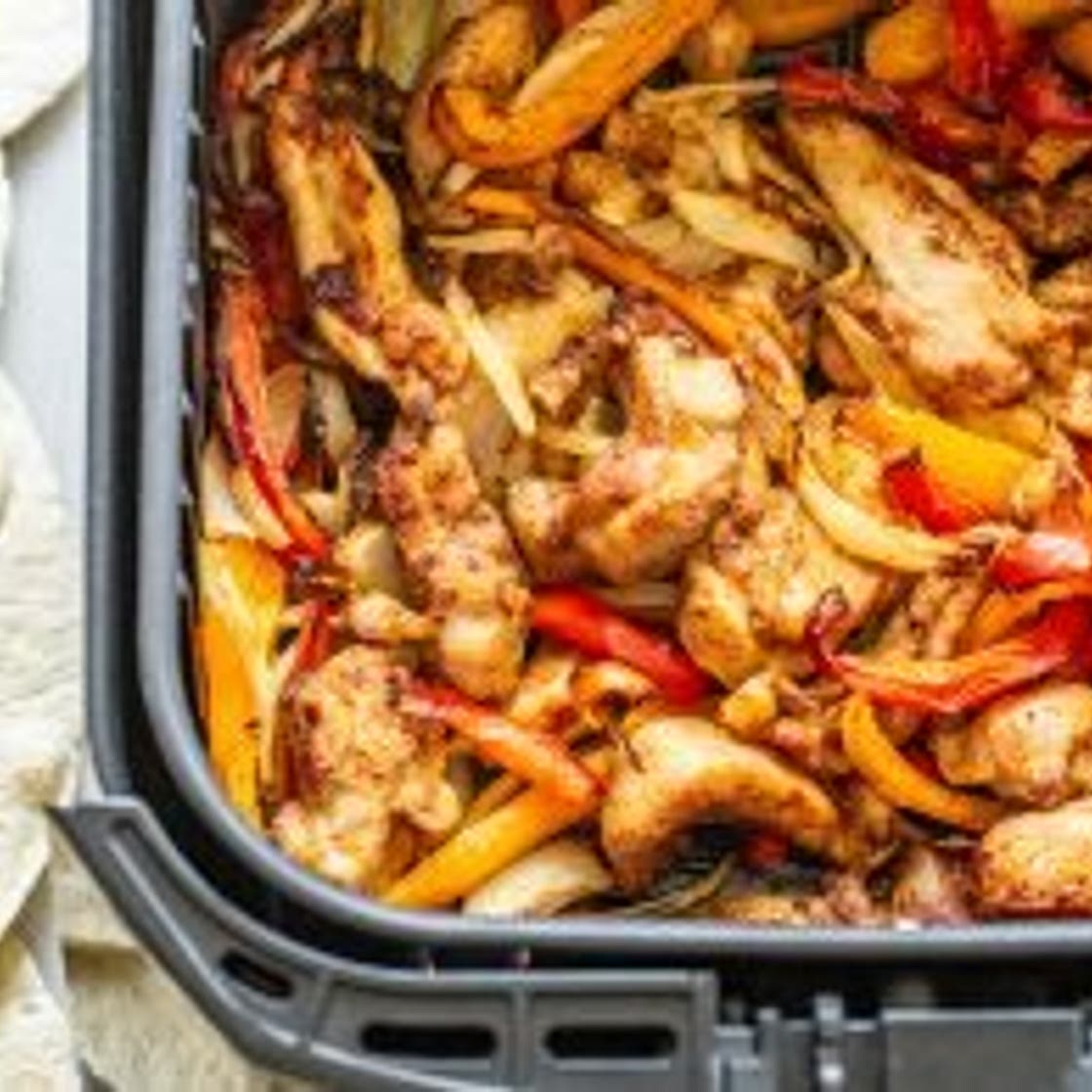 Air Fryer Chicken Fajita Dinner