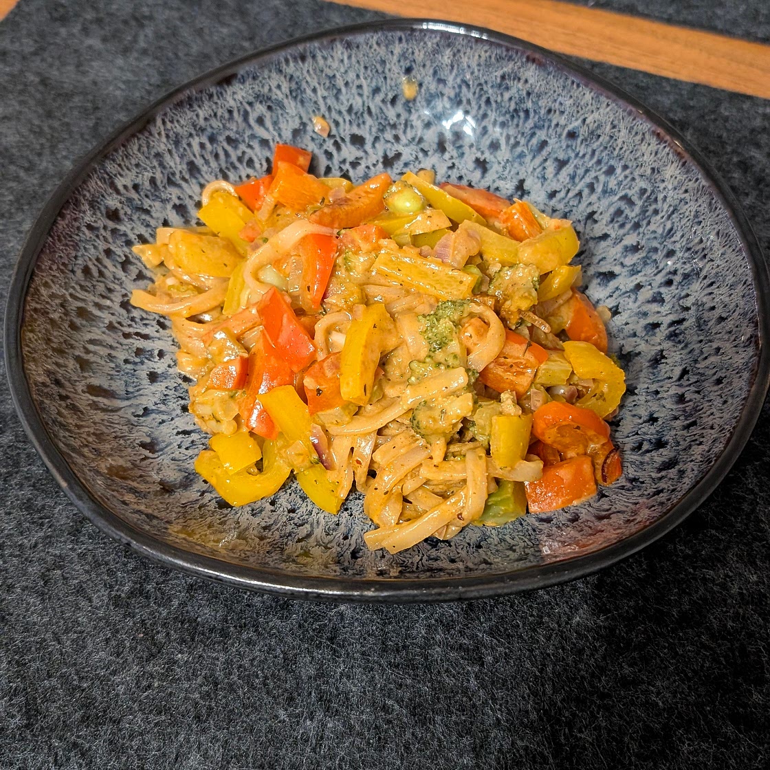 Peanut-Thai-Curry Auflauf
