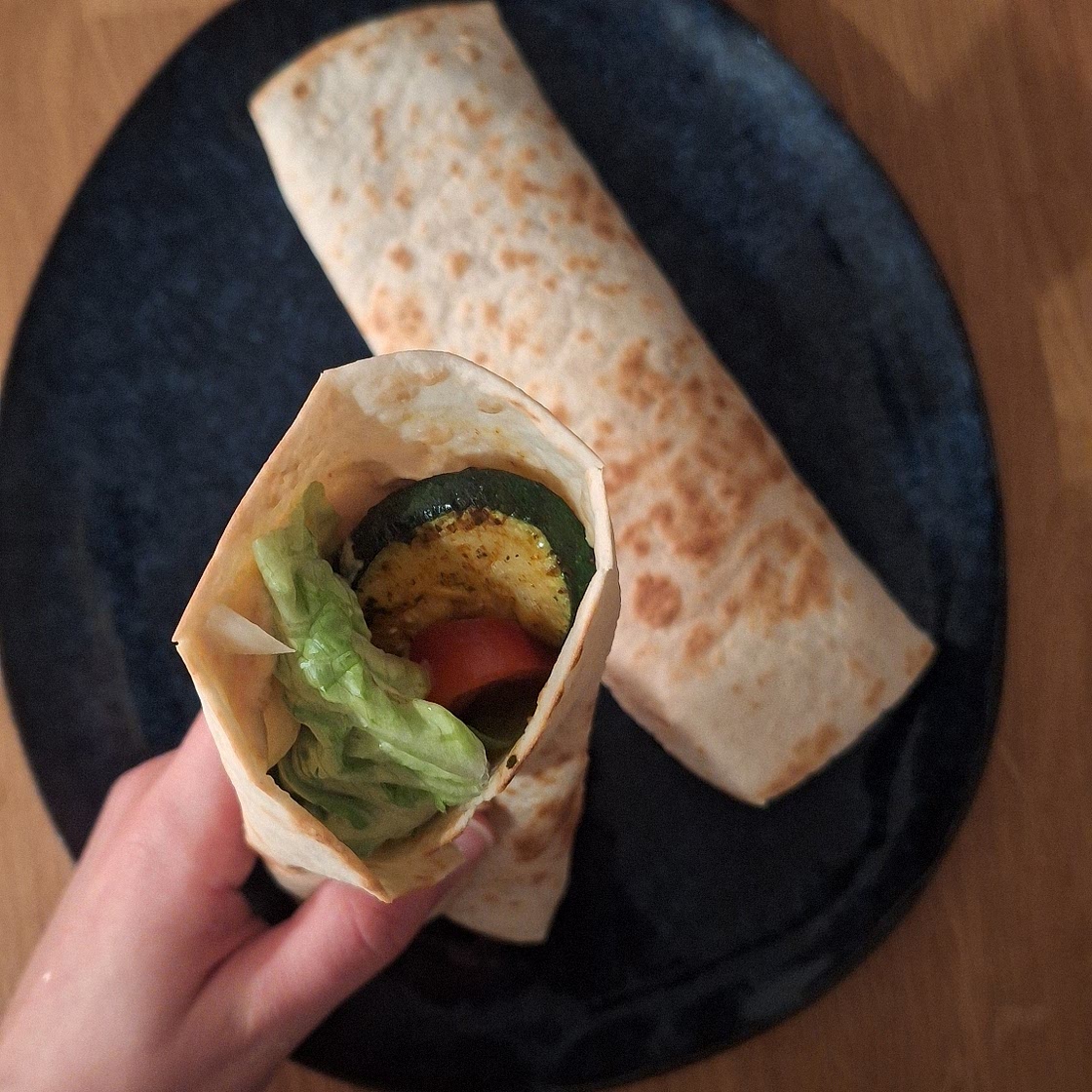 Grilled Zucchini Hummus Wrap - Dr Sebi's Cell Food