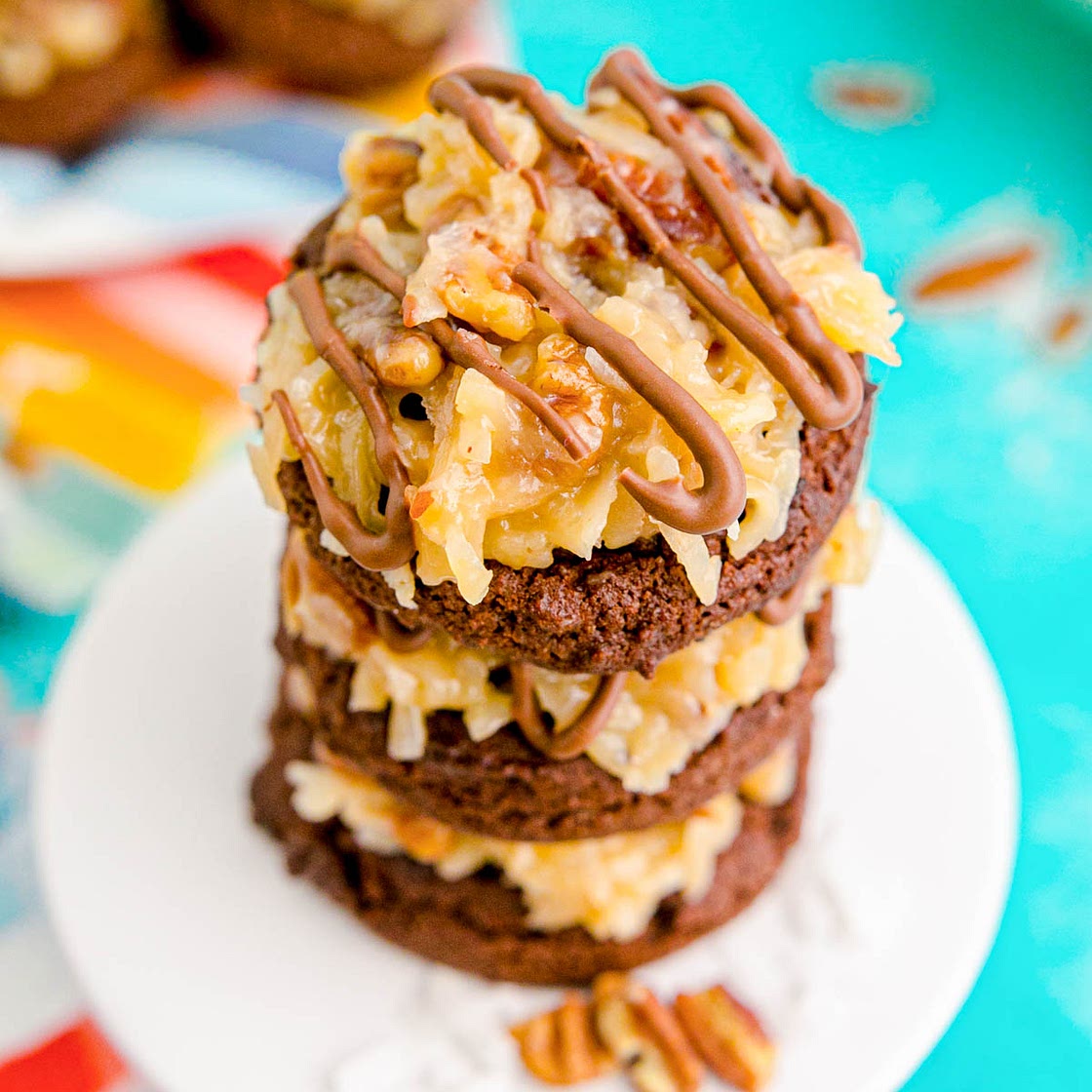German Chocolate Cookies
