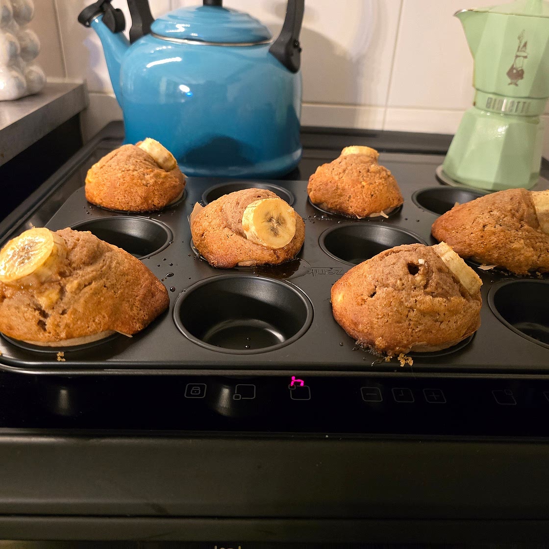 Banaan kaneel muffins