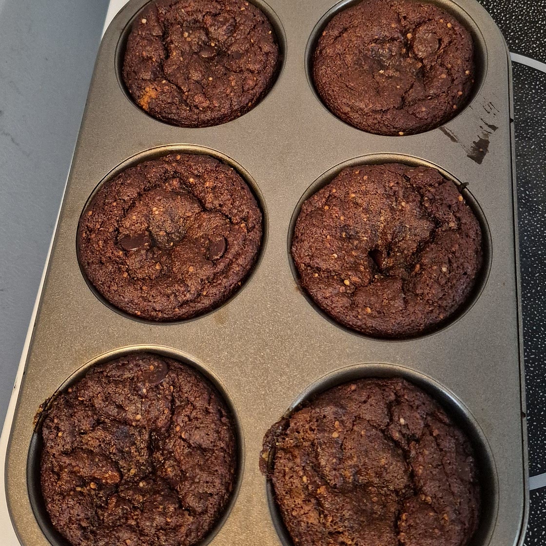 Chocolate Banana Muffins