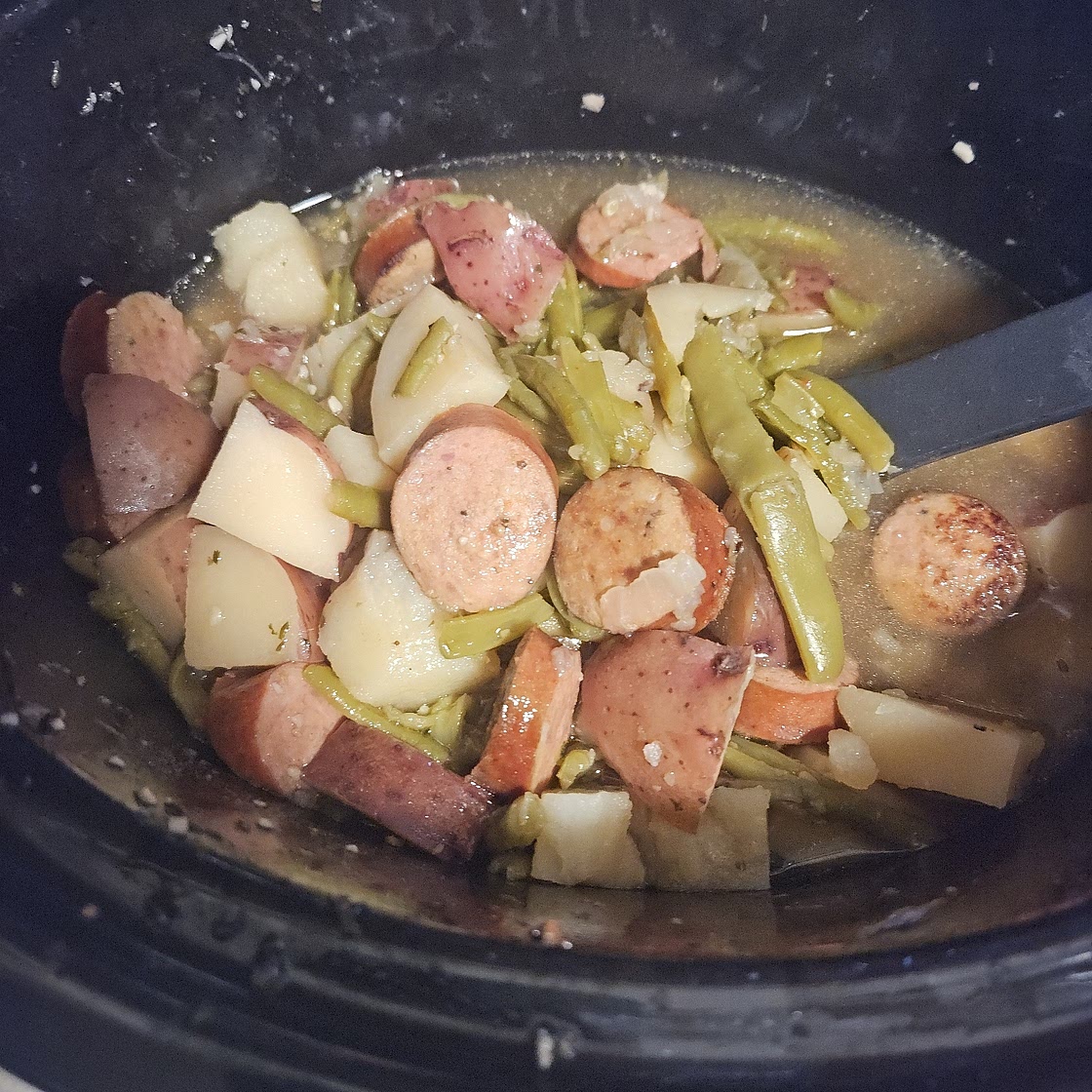 Sausage, Green Beans and Potatoes