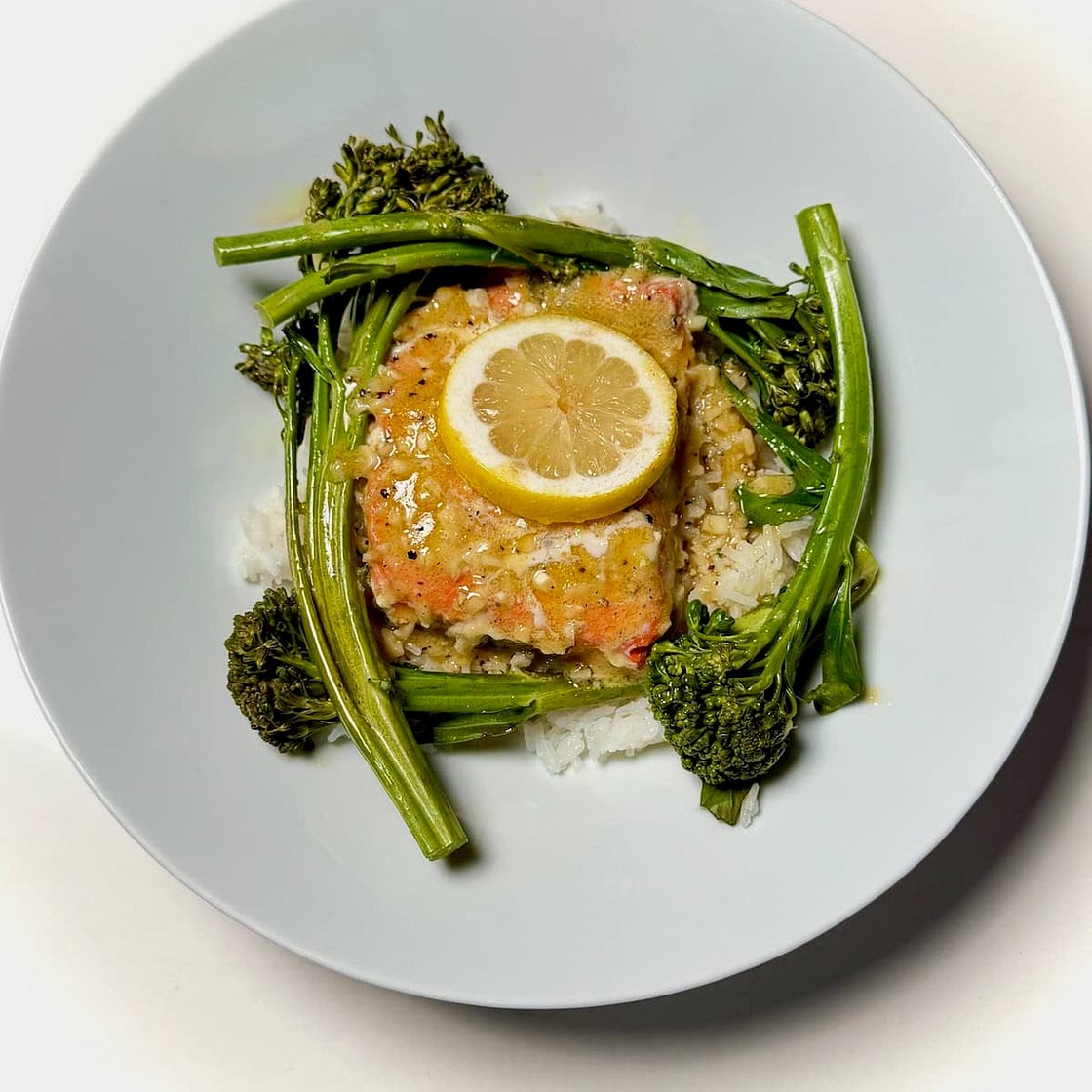 Foil Packet Salmon and Baby Broccoli