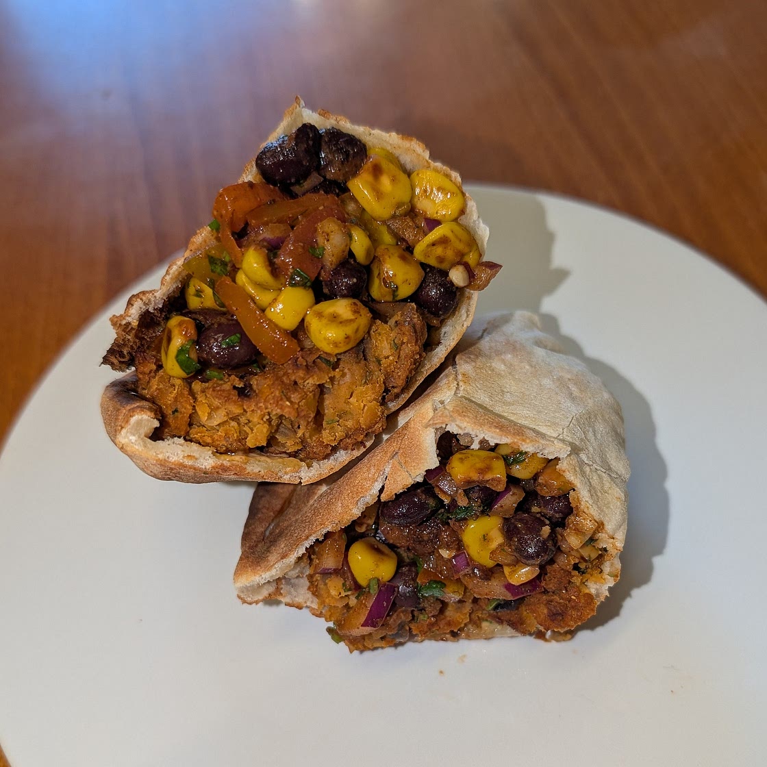 Mexican Falafel Pitas