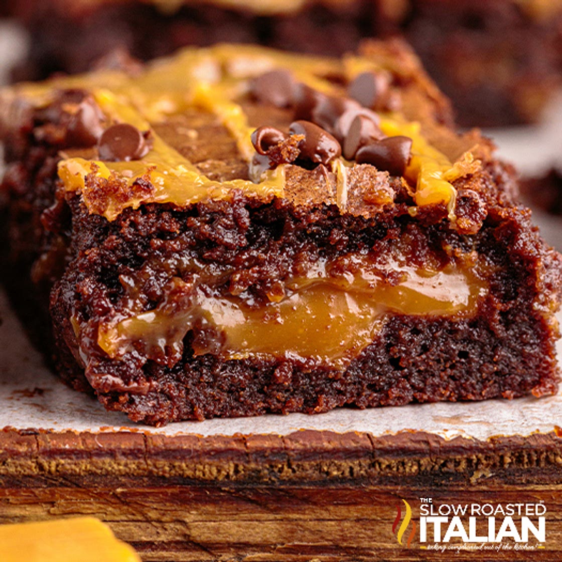 Caramel Fudge Brownies