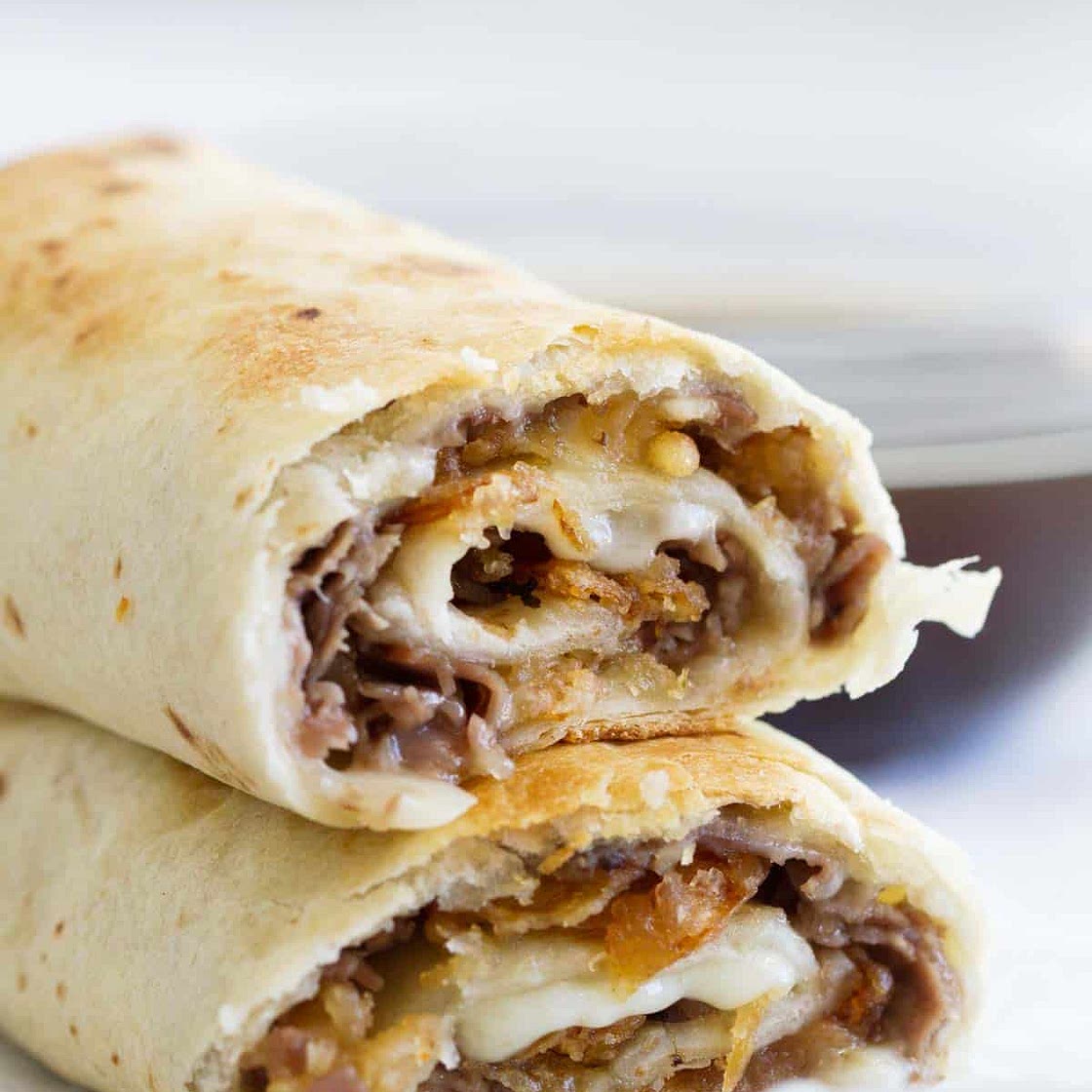 French Dip Tortilla Roll Ups