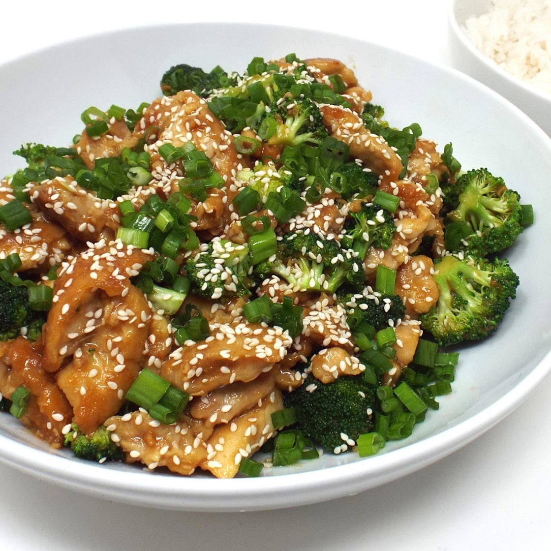 Sesame Chicken and Broccoli
