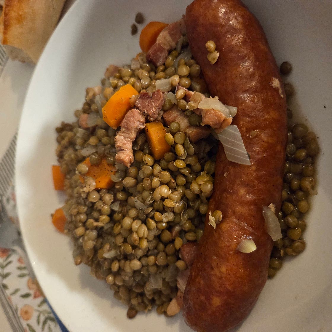 Lentille saucisses