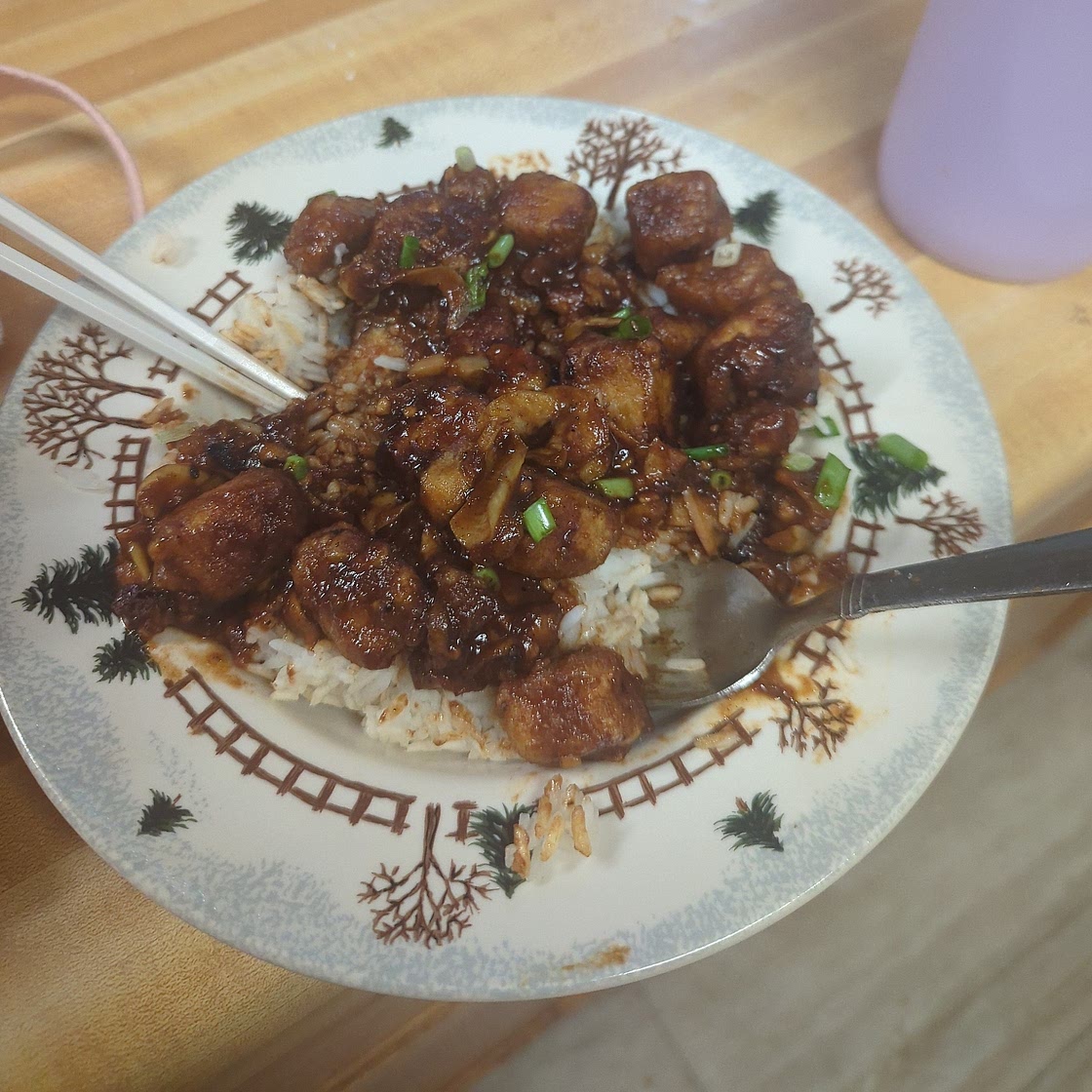 Vegan Crispy Korean BBQ Tofu - Rabbit and Wolves