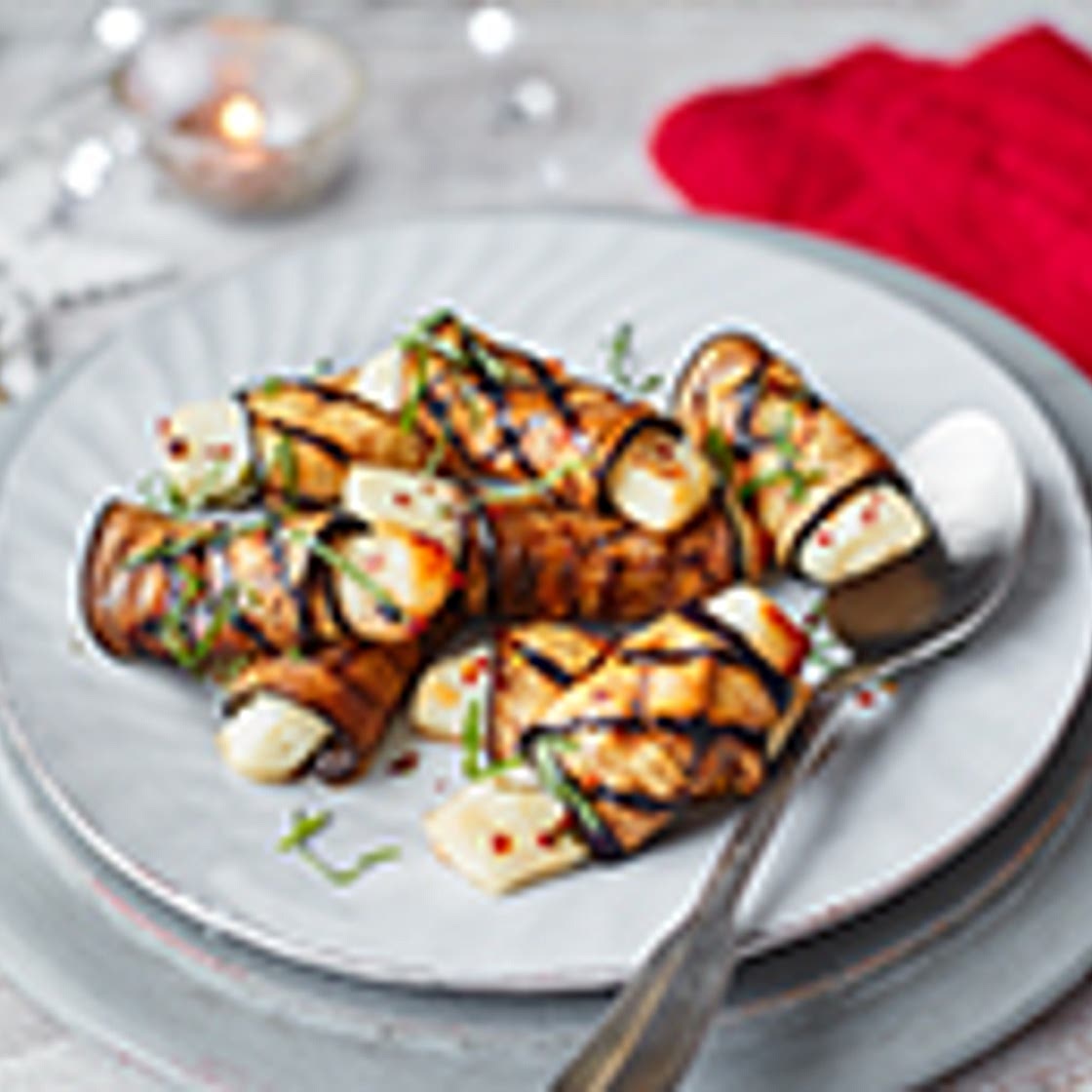 Halloumi pigs in blankets