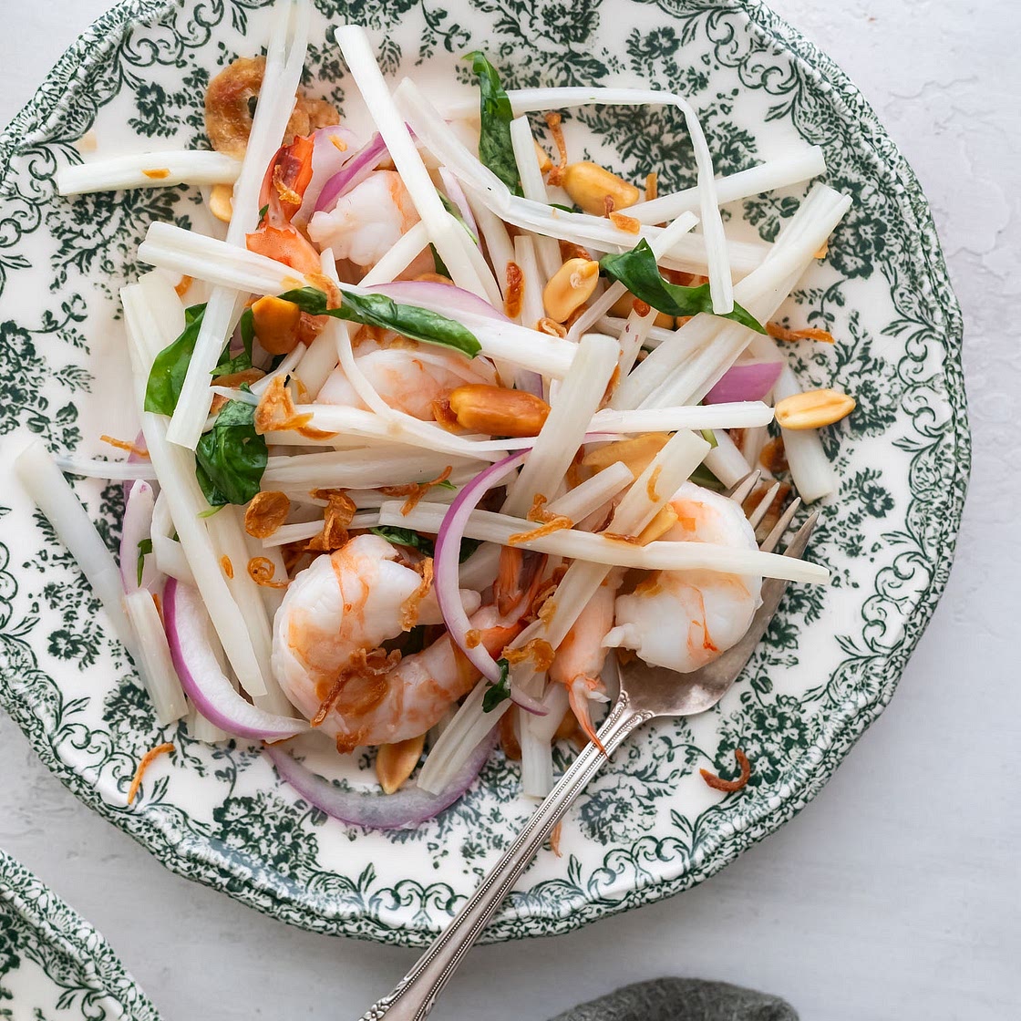 Vietnamese Shrimp and Lotus Stem Salad (Gỏi Ngó Sen Tôm)