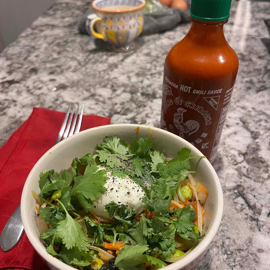 Way Easy Edamame Noodle Bowl