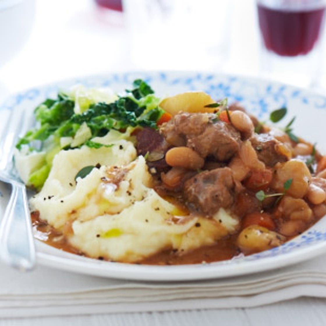 Turkey and red wine casserole