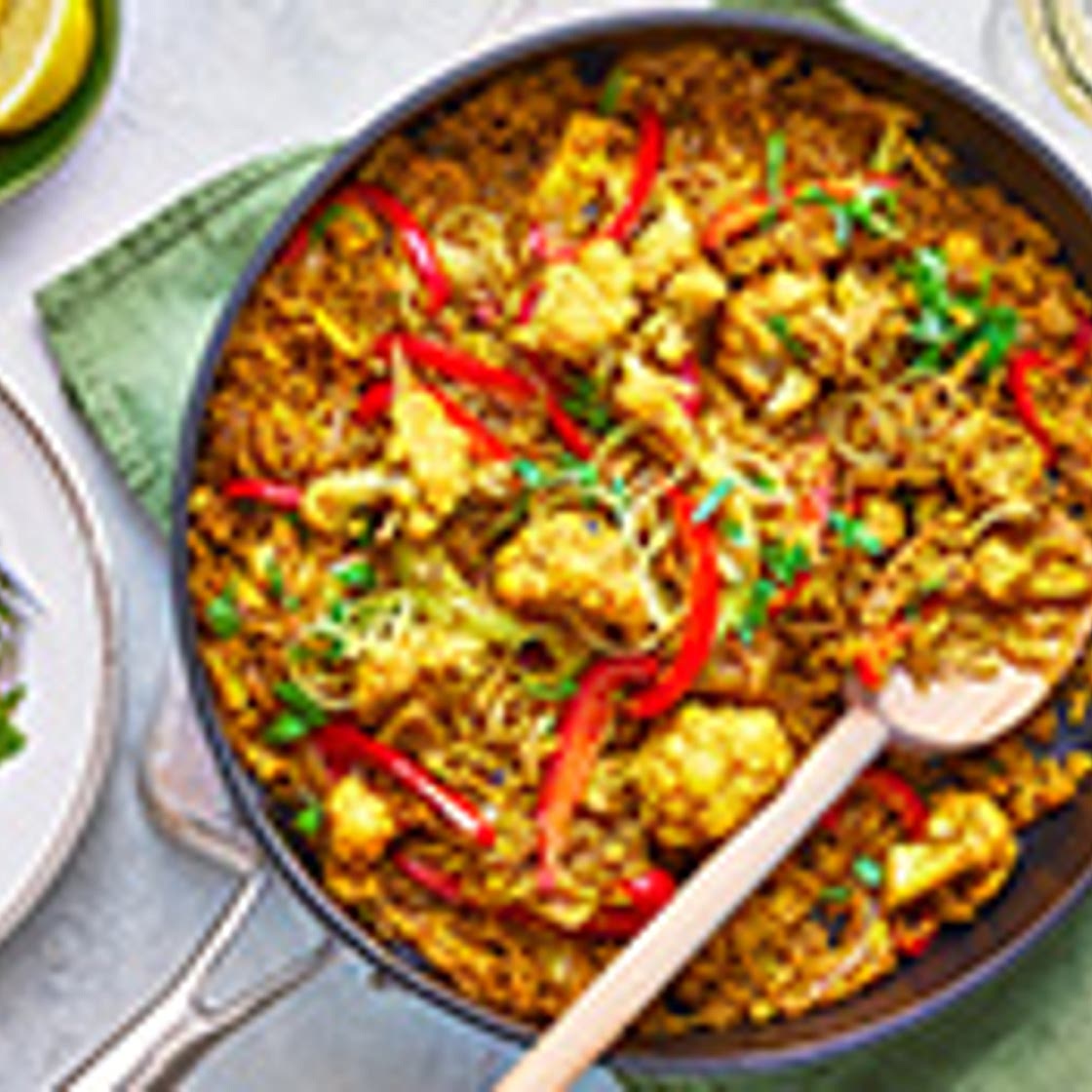 Cauliflower biryani